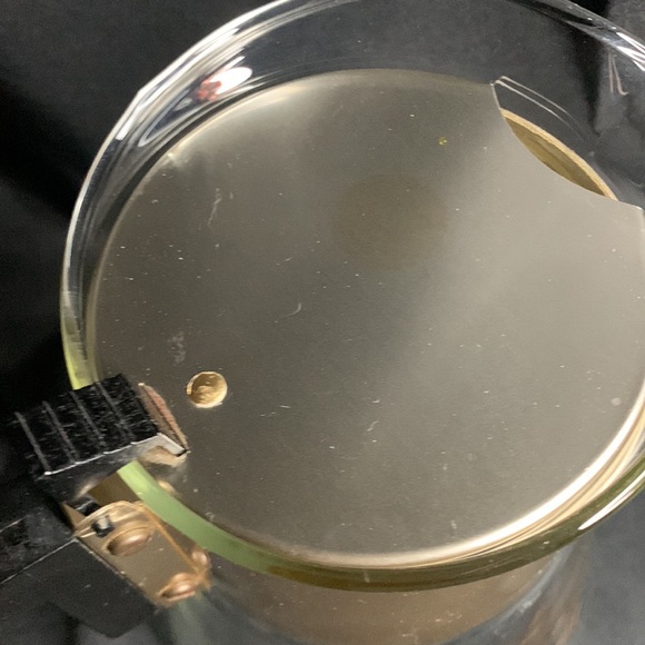 Vintage MCM David Douglas Flameproof coffee/tea carafe with gold wheat & flowers - Picture 5 of 9